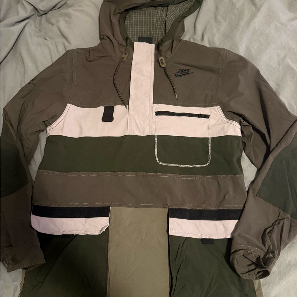 Nike Men's Olive and Cream Performance Jacket